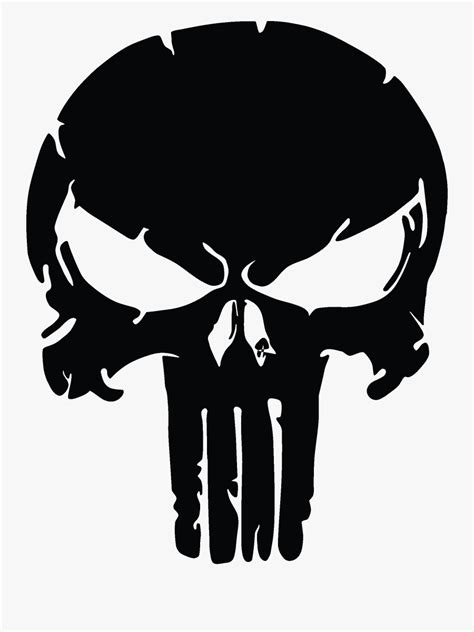 Punisher Skull Logo Vector , Free Transparent Clipart - ClipartKey