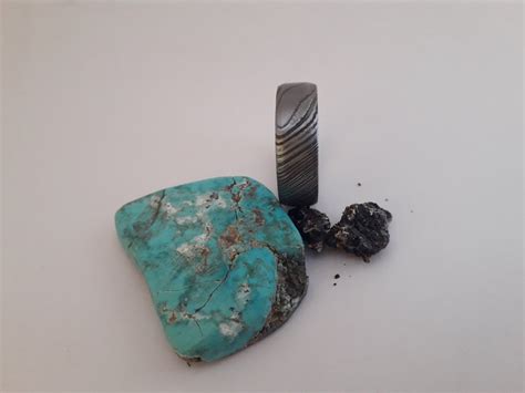 Raw Crystals and Stones Turquoise Stone Black Tourmaline - Etsy