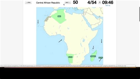 Sporcle - Clicking Countries of Africa (no outlines) - YouTube