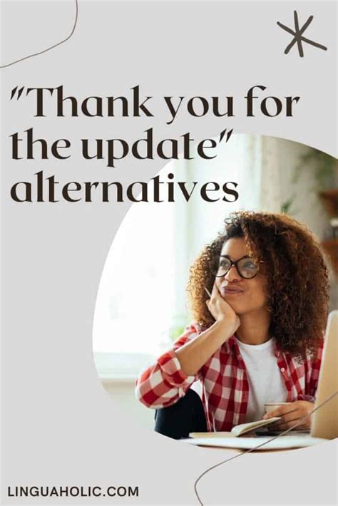 14 Alternative Ways to Say “Thank you for the update”