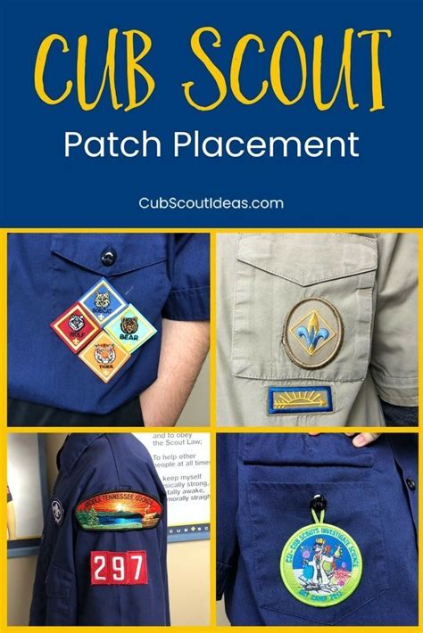 Cub Scout Patch & Badge Placement Guide for New Program 2024 | Cub scout uniform, Cub scout ...