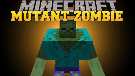 Minecraft: MUTANT ZOMBIE - Mod Showcase - YouTube