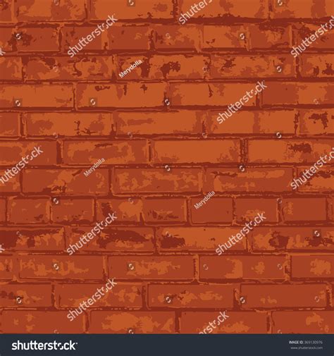 Vector Brick Wall Texture Illustration Brick Stock Vector (Royalty Free ...