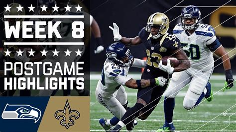 Seahawks vs. Saints | NFL Week 8 Game Highlights - YouTube