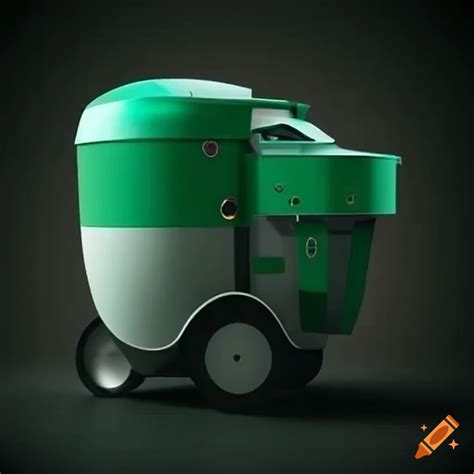 Self composting robot on Craiyon