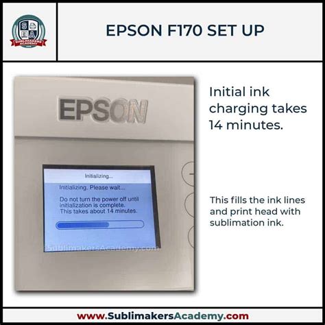 How To Set Up Your Epson F170 Dye Sublimation Printer