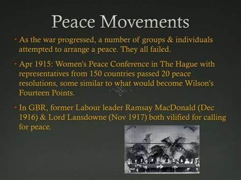 PPT - Peace Movements PowerPoint Presentation, free download - ID:2461511