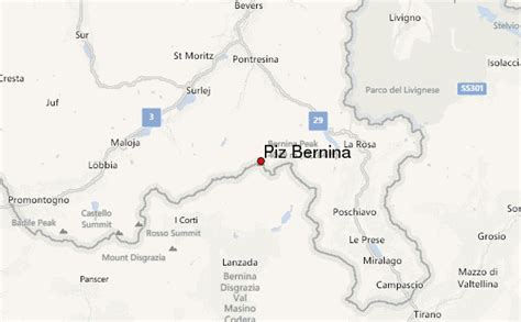 Piz Bernina Mountain Information