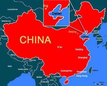 Where Is Dalian In China Map - United States Map