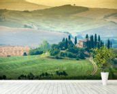 Rural Tuscany Wall Mural & Tuscan Farmhouse Photo Wallpaper | Wallsauce