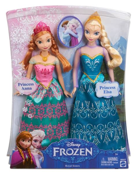 Disney Frozen Queen Elsa Princess Anna of Arendelle Doll Set