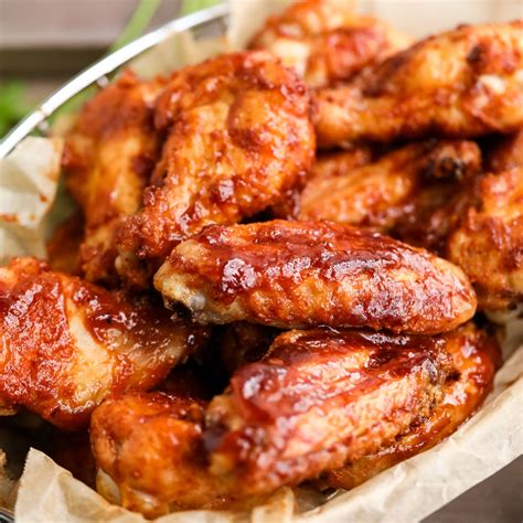 Air Fryer BBQ Chicken Wings - Fresh Coast Eats