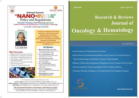 Research & reviewsjournal of oncology and hematology(vol3, issue1) by ...