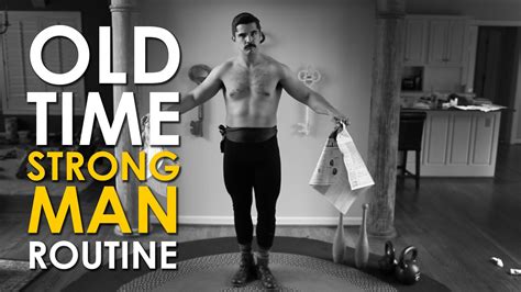 Old Time Strongman Morning Routine | The Art of Manliness | Workout plan for men, Workout ...