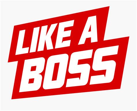 Like A Boss Logo Png , Free Transparent Clipart - ClipartKey