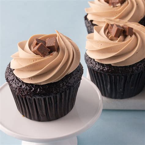 Fudge Cupcakes - 6 – Bittersweet Pastry Shop