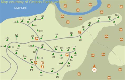 Silver Lake State Park Campground Map - Printable Map