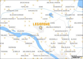 Legionowo (Poland) map - nona.net