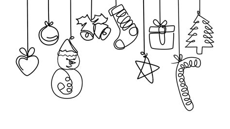 Winter Christmas Simple Lines, Abstract, Line, Christmas PNG Transparent Clipart Image and PSD ...