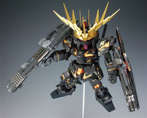 SD Unicorn Gundam 02 "BANSHEE" customized build