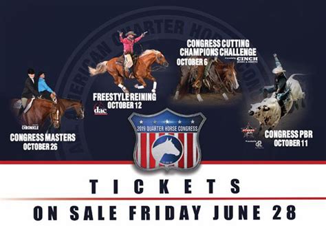 Special Event Tickets For 2019 Quarter Horse Congress Go On Sale Tomorrow! | Equine Chronicle