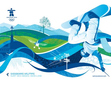 Vancouver 2010 Olympic Winter Games PowerPoint Backgrounds Free ...