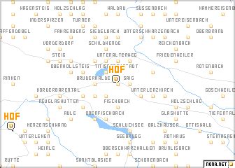 Hof (Germany) map - nona.net