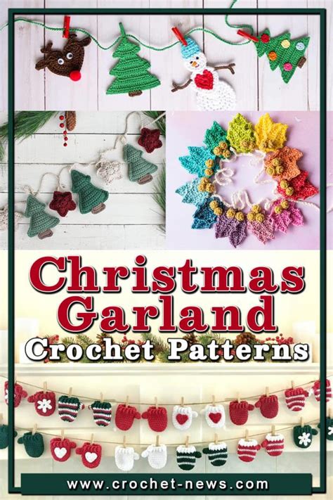 25 Festive Crochet Christmas Garland Patterns - Crochet News