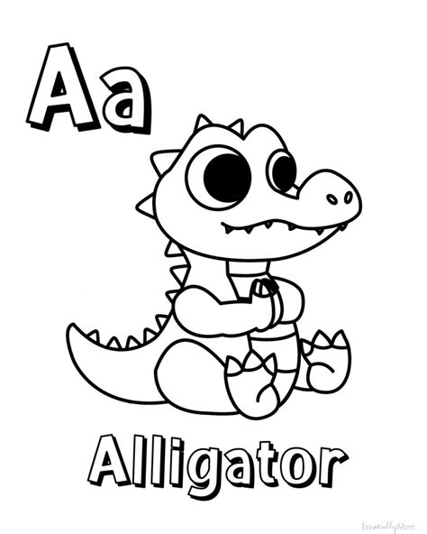 Printable Animal Alphabet Coloring Pages - Photos Alphabet Collections