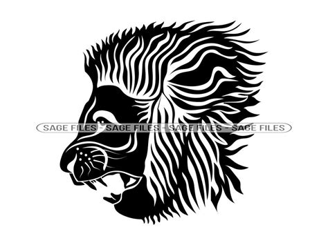 Lion 10 SVG, Lion Svg, Lion Clipart, Lion Files for Cricut, Lion Cut Files for Silhouette, Png ...