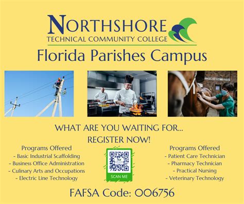 Register TODAY at... - Northshore Technical Community College