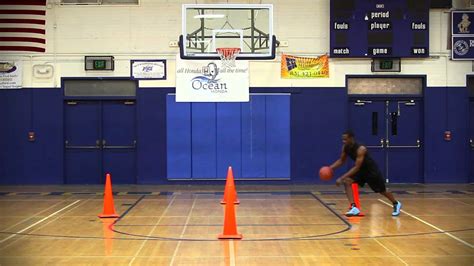 BASKETBALL DRIBBLE DRILL : STAR DRILL with CROSSOVER - Shot Science - YouTube