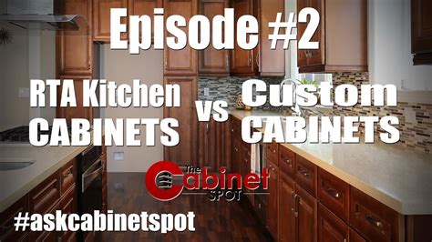 RTA Kitchen Cabinets vs Custom Cabinet - Episode 2 - YouTube