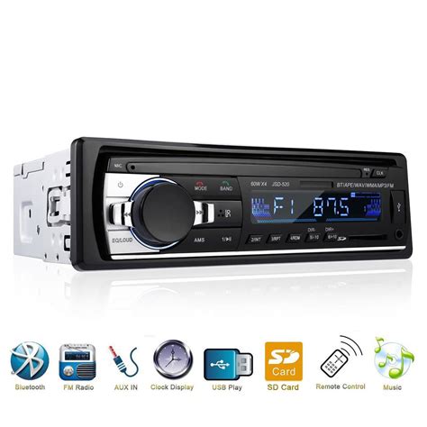 Bluetooth Car Stereo Audio In-Dash FM Aux Input Receiver SD/USB/MP3 Radio Player - Walmart.com