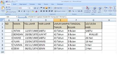 Cara Mengurangi Tanggal Di Excel Mama Baca - Riset