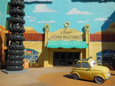 Disney's Art of Animation: Luigi's Casa Della Tires Nascar Cars, Lego ...