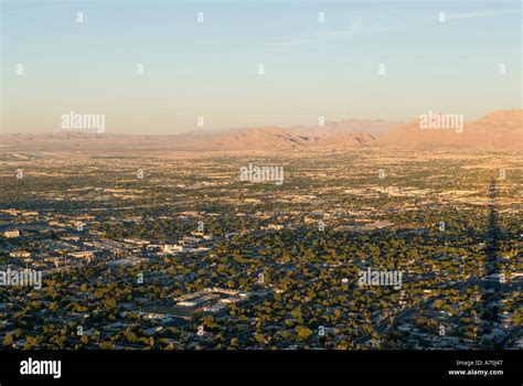 View of Las Vegas from Stratosphere Tower Las Vegas Nevada Stock Photo ...