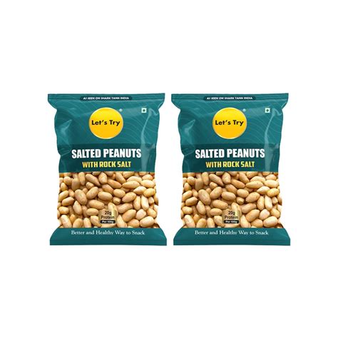 Let's Try Salted Peanuts With Rock Salt Price - Buy Online at ₹136 in India