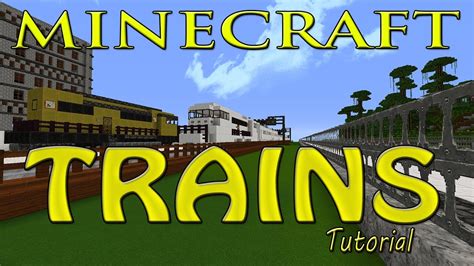 Minecraft Train Tutorial - YouTube