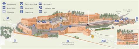 Map of Montserrat Monastery