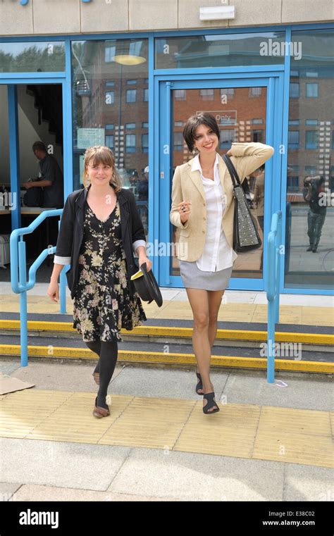 Daughter of Chrissie Hynde, Natalie Hynde, leaves court after being arrested at the Balcombe ...