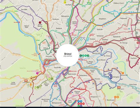 Bristol Flyer Route Map