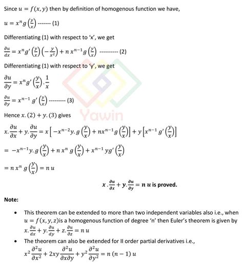 Euler’s theorem – Yawin