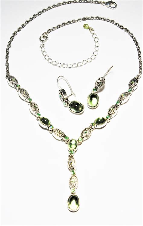 avon jewelry set silver - Gem