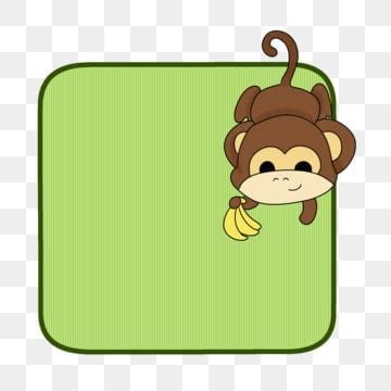 Monkey Border Clipart Images | Free Download | PNG Transparent ...