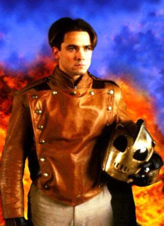 The Rocketeer : Billy Campbell as Cliff Secord. | Rocketeer movie, Celebrity jackets, Leather jacket