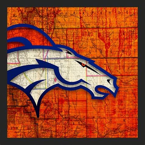 Denver Broncos Art Denver Broncos Poster Peyton by McQDesign