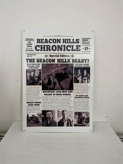 Beacon Hills Newspaper : r/TeenWolf