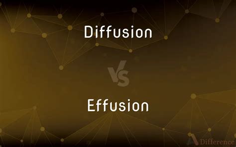 Diffusion vs. Effusion — What’s the Difference?