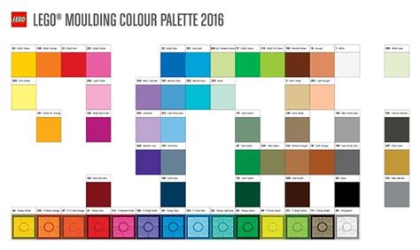 LEGO 2016 Color Palette - The Brick Fan